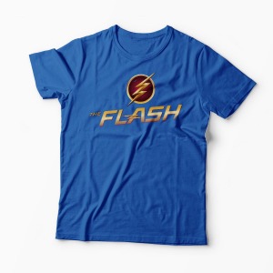 Tricou The Flash Logo - Bărbați-Albastru Regal